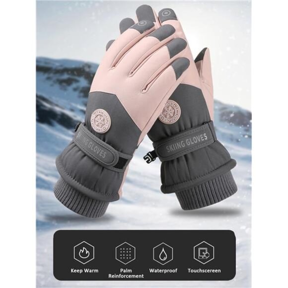 RIGWARL Warm Water Resistant Windproof Thermal Women Gloves - Picture 2 of 7